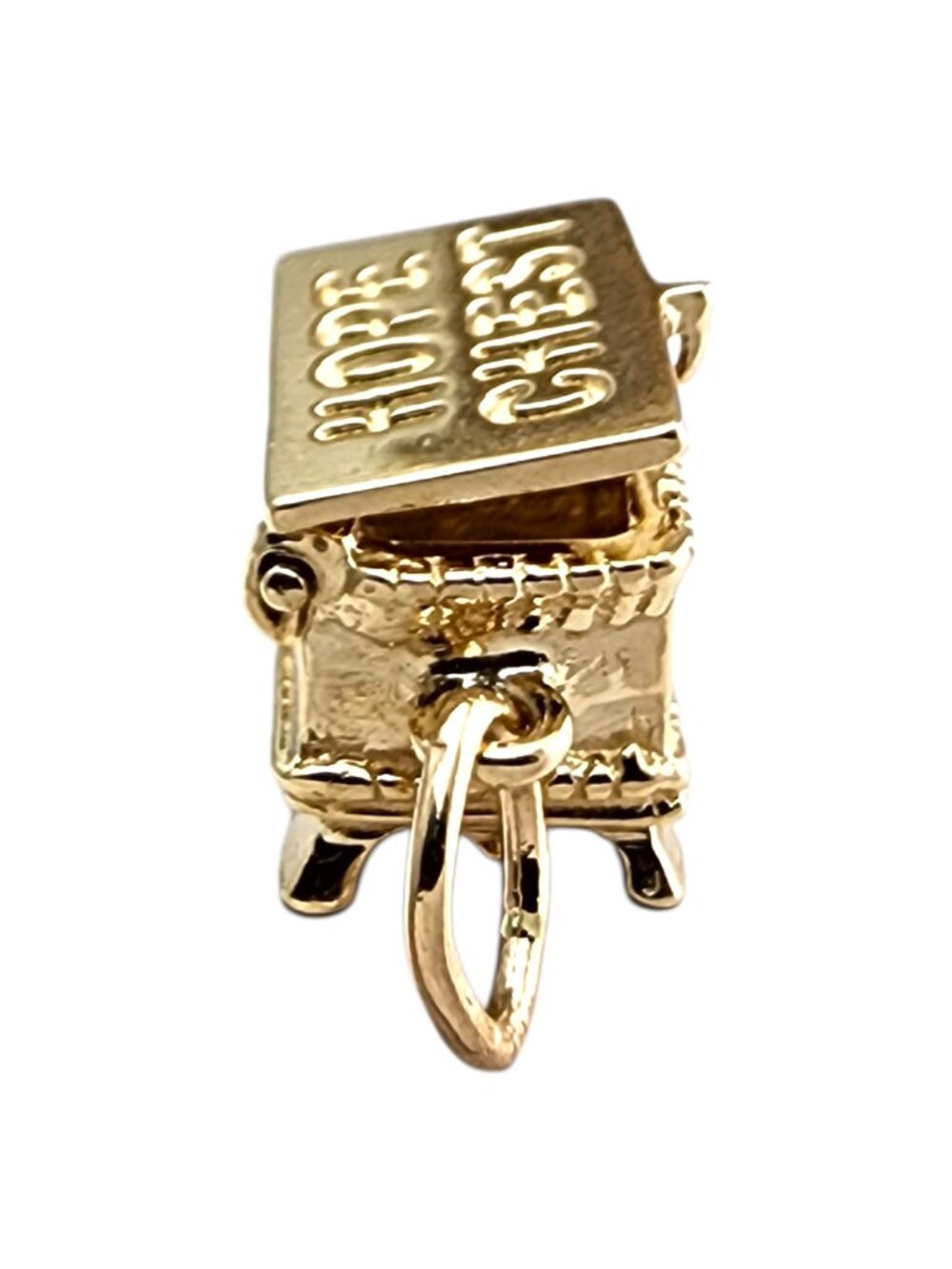 14 Karat Yellow Gold Hope Chest Charm #24246 - Picture 9 of 10